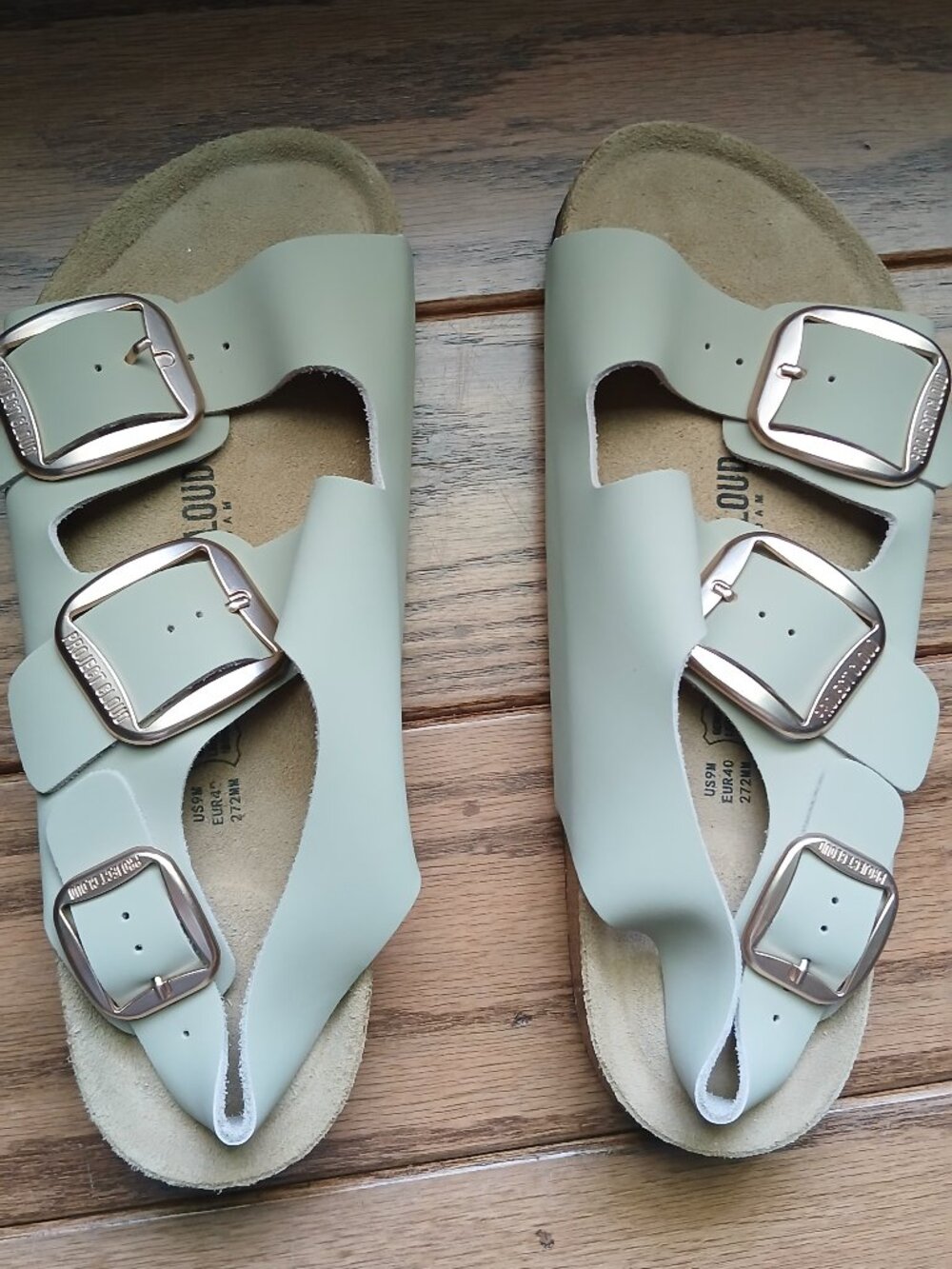 NEW, Women's Project Cloud Memory Foam Sandles, size 9